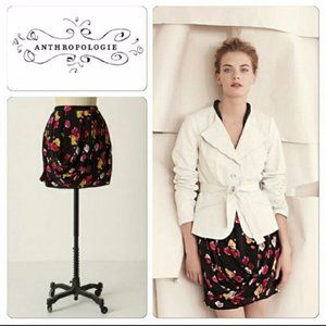 ANTHROPOLOGIE DOLAN FROM MONEY FLORAL SKIRT - S
